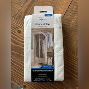 Mainstays White Dress Garment Bag